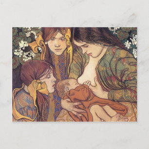 Wyspianski, Maternity, 1905 Postkarte