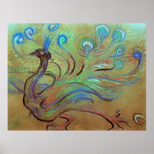 Wyspianski, Peacock, 1897 Poster (Vorne)