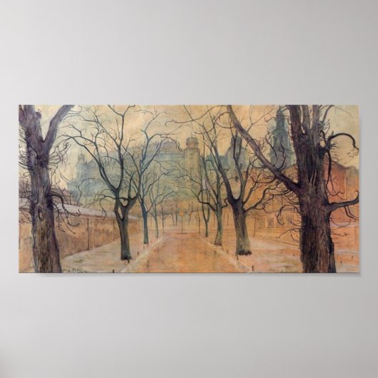 Wyspianski, Planty Park at Dawn, 1894 Poster (Vorne)