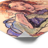 Wyspianski, Portrait von Irena Solska, 1904 Poster (Ecke)