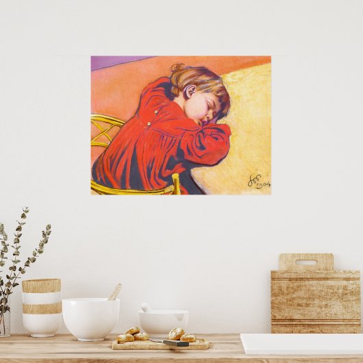 Wyspianski, Sleeping Stas, 1904 Poster (Küche)