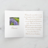 Wysteria Beileids-Karte mit schönem Gefühl Karte (Innenseite)