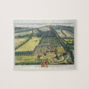 Wytham im Landkreis von Berkshire gravierte durch Puzzle