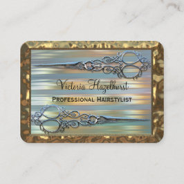 Wythcoiffer doppelte Scheren beruflich Visitenkarte