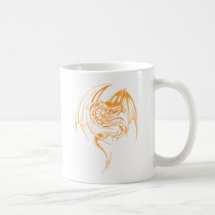 Wyvern Dragon sind Mythische Wesen der Fantasie Kaffeetasse