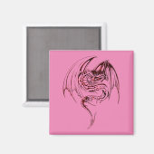 Wyvern Dragon sind Mythische Wesen der Fantasie Magnet (Vorderseite/Rückseite)