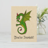 Wyvern Einladung (Stehend Vorderseite)