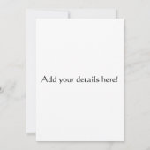 Wyvern Einladung (Rückseite)