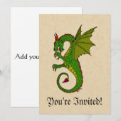 Wyvern Einladung (Vorne/Hinten)