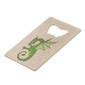 Wyvern Geldbeutel Flaschenöffner (Vorderseite Schrägansicht)