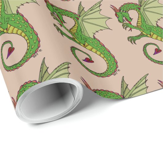 Wyvern Geschenkpapier (Rolleneckpunkt)