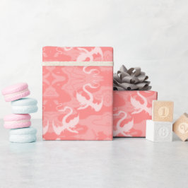 Wyvern in Rosa Geschenkpapier