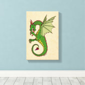 Wyvern Leinwanddruck (Insitu (Holzboden))