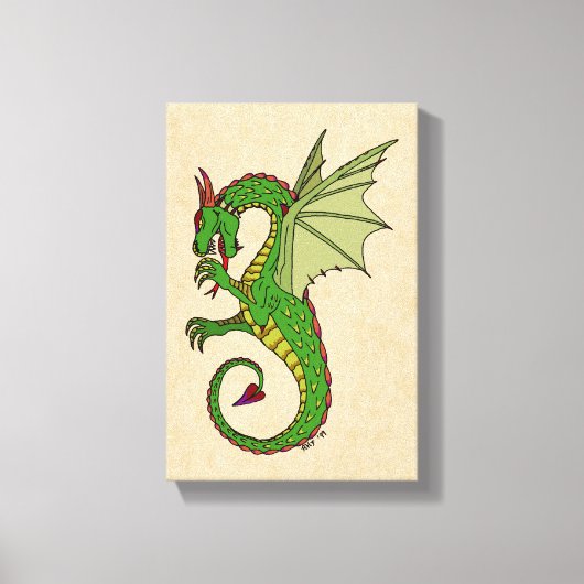 Wyvern Leinwanddruck (Vorderseite)