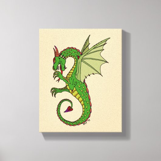 Wyvern Leinwanddruck (Vorderseite)