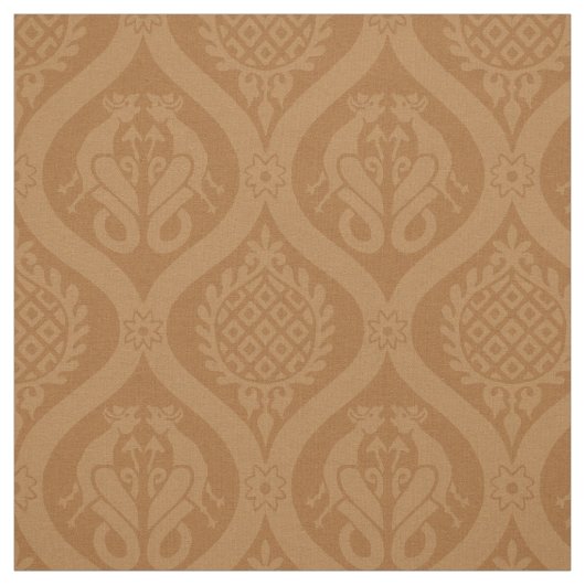 Wyvern Ogee, Caramel Stoff (Muster)