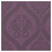 Wyvern Ogee, Eggplant Stoff (Nahaufnahme)