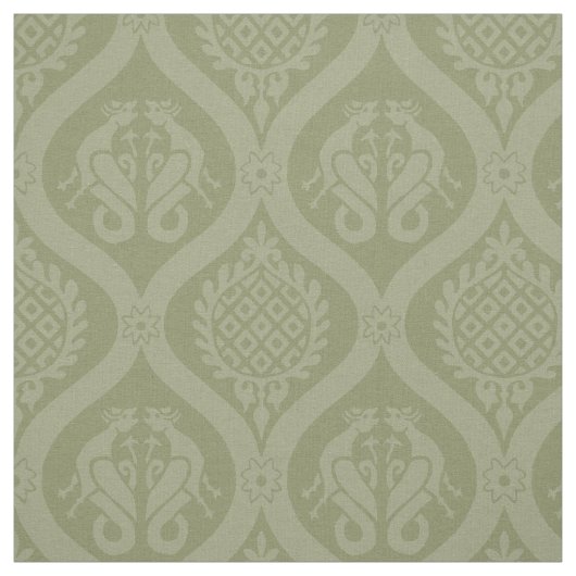 Wyvern Ogee, Spring Green Stoff (Muster)