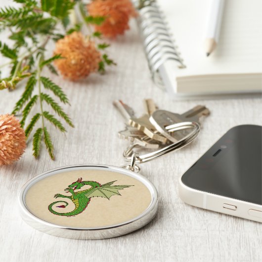 Wyvern Schlüsselanhänger (Seite)