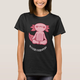 Wyvern Whispers Niedlich Funny Yoga Dragon Designs T-Shirt