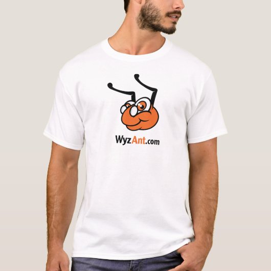 WyzAnt Logo-klassischer T - Shirt - Größe groß (Vorderseite)