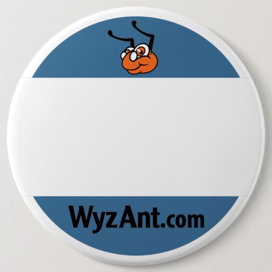 WyzAnt Tutor-Namensschild Button (Vorderseite)