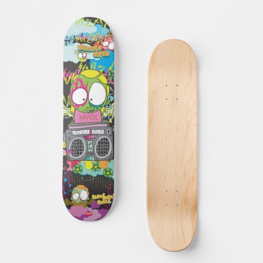 WZRD HAACK Plattform Skateboard (Vorderseite)