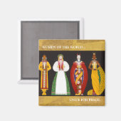 X004_Frauen der Welt, FRAUEN DER WELT...,.. Magnet (Vorderseite/Rückseite)