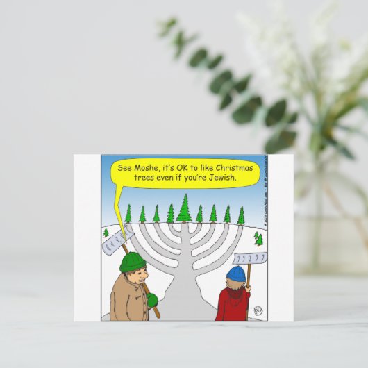 x04 Juden mögen auch Weihnachten - Cartoon (Stehend Vorderseite)