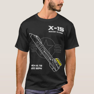 X15 Rocket-Flugzeug T-Shirt