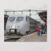 X - 2000 bei Sundsvall. Personenzug Postkarte (Vorderseite)