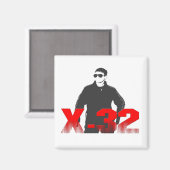 x-32 magnet (Vorderseite/Rückseite)
