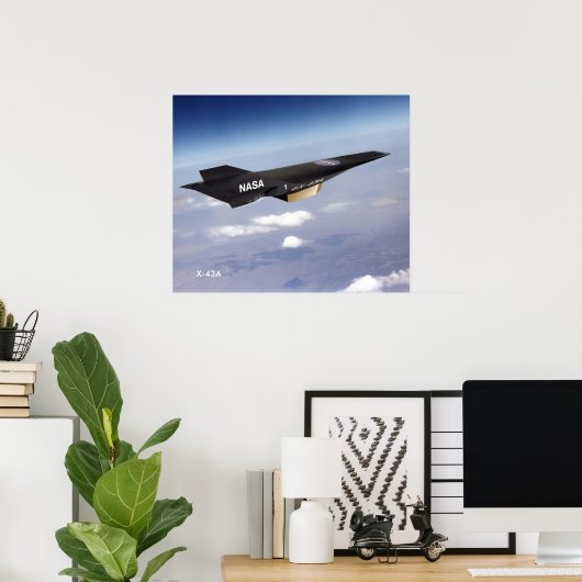 X-43A Hypersonic Ramjet Poster 20"x24" (Heimbüro)