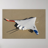 X-48B Blended Wing Body Unbemanntes Luftfahrzeug 2 Poster (Vorne)