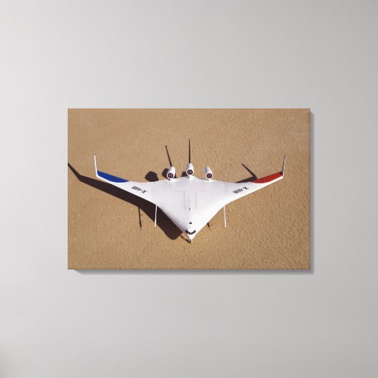 X-48B Blended Wing Body Unbemanntes Luftfahrzeug 3 Leinwanddruck (Vorderseite)