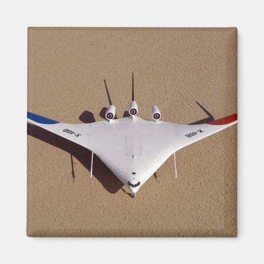 X-48B Blended Wing Body Unbemanntes Luftfahrzeug 3 Magnet (Vorne)