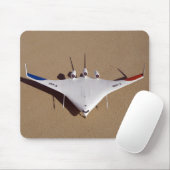 X-48B Blended Wing Body Unbemanntes Luftfahrzeug 3 Mousepad (Mit Mouse)