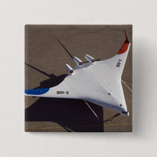 X-48B Blended Wing Body Unbemanntes Luftfahrzeug Button