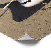 X-48B Blended Wing Body Unbemanntes Luftfahrzeug Poster (Ecke)