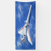 X-59 Billigflugzeuge mit Sonderraumflugzeug Banner (Vertikal)