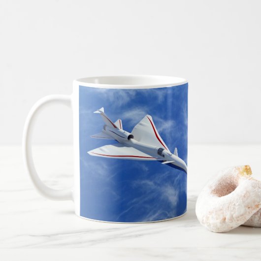 X-59 Billigflugzeuge mit Sonderraumflugzeug Kaffeetasse (Mit Donut)