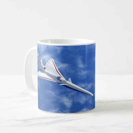 X-59 Billigflugzeuge mit Sonderraumflugzeug Kaffeetasse (Vorderseite Links)