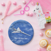 X-59 Billigflugzeuge mit Sonderraumflugzeug Pappteller (Party)