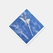 X-59 Billigflugzeuge mit Sonderraumflugzeug Serviette (Ecke)