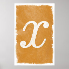 X art - Math Posters Poster