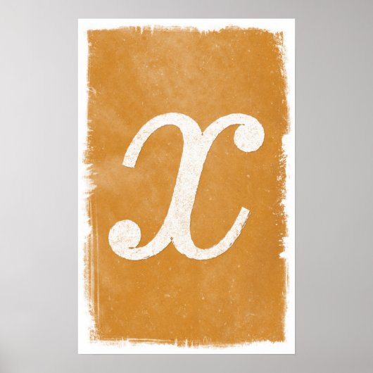 X art - Math Posters Poster (Vorne)