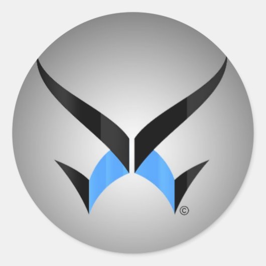 x-Aufkleber Runder Aufkleber (Vorderseite)