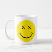 X Augen-Smiley Kaffeetasse (Links)