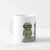 X Bots auf dem Felsen Kaffeetasse (Vorderseite Links)