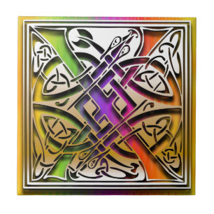 X Celtic-Regenbogen-kundenspezifische Fliese